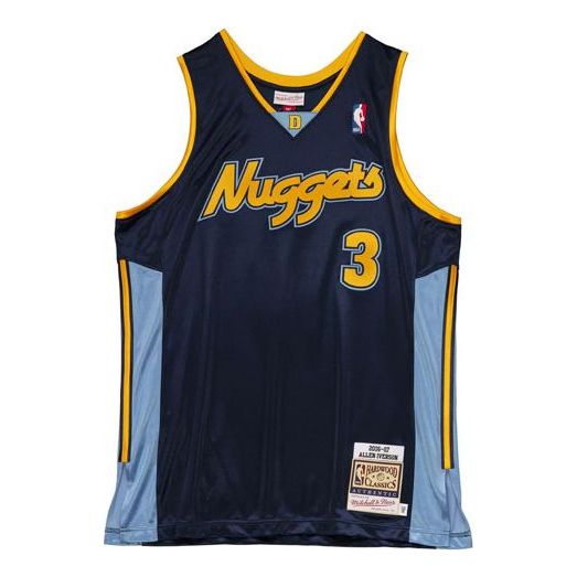 Dres Mitchell & Ness Mitchell & Ness Denver Nuggets Basketball Jersey Plava | AJY4GS20032-DNUNAVY06AIV