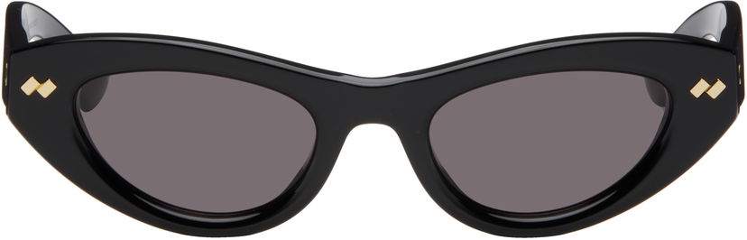 Sunčane naočale Bottega Veneta Bottega Veneta Bold Ribbon Stud Cat Eye Sunglasses Crna | BV1350S-001