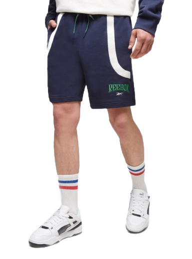 Kratke hlače Reebok Cl Var Ft Tamnoplava | HS9180