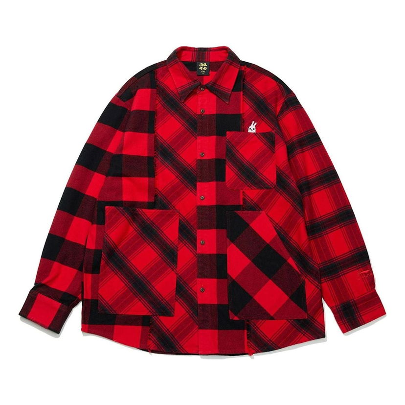 Košulja Li-Ning Plaid Leisure Shirt Crvena | ASHT001-1
