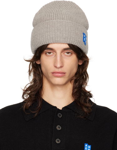 Kapica ADER ERROR Ribbed Knit Beanie Siva | BMSGFYHW0501GR, 0