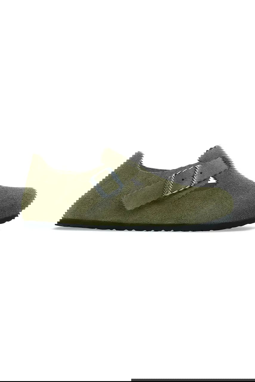 Tenisice i cipele Birkenstock Birkenstock London Suede Flat Shoes Zelena | 1030829., 0