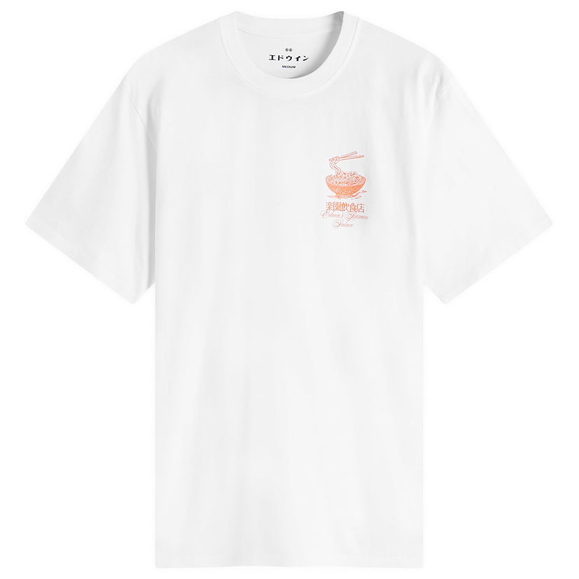 Majica kratkih rukava EDWIN Edwin Ramen Palace Graphic T-Shirt Bijela | I035010-0267
