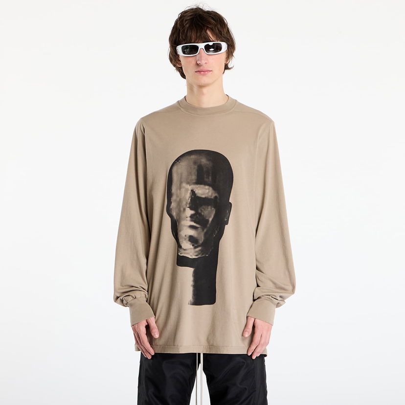 Majica kratkih rukava Rick Owens Rick Owens DRKSHDW Jumbo Long Sleeve T-Shirt Bež | DU02E7261 RNEP1 8809
