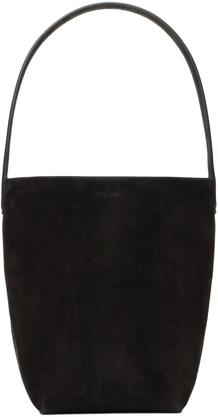 Tote bag The Row Suede Tote Bag Crna | W1314-L87