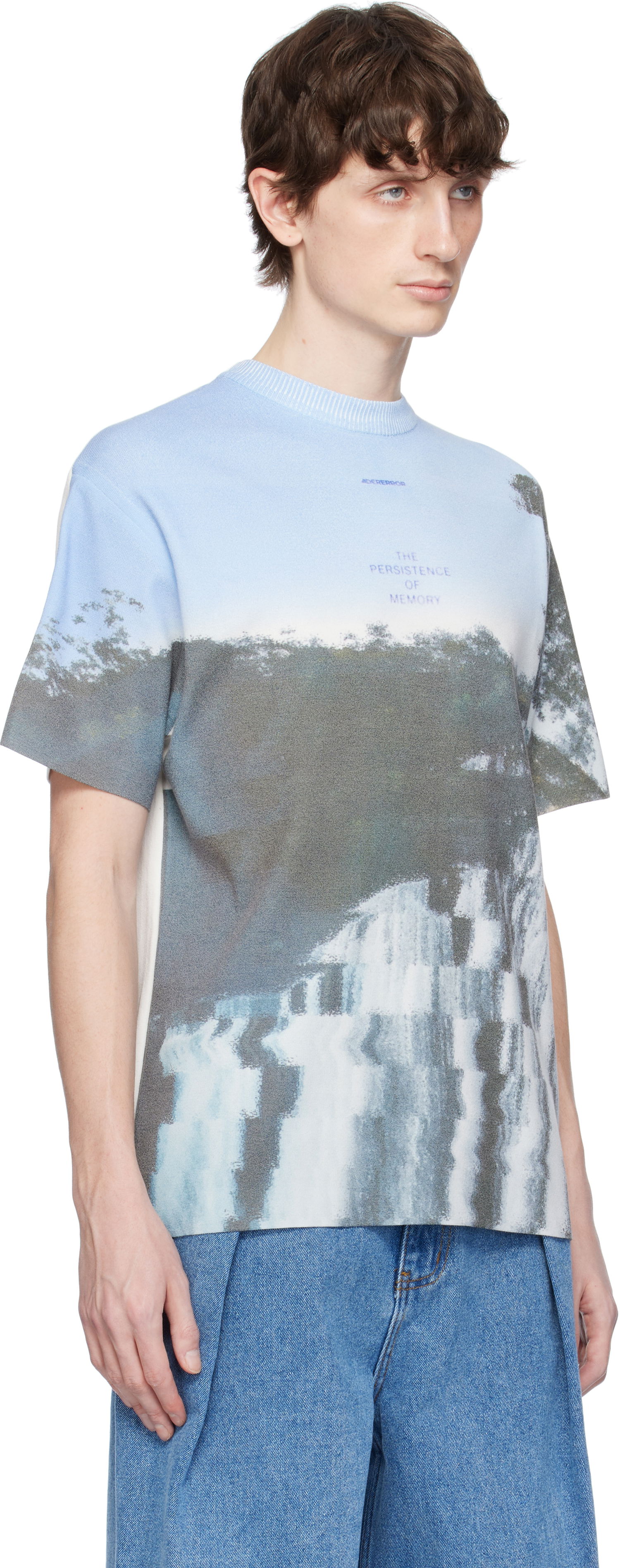Majica kratkih rukava ADER ERROR ADER error Half S Pull-Over Graphic T-Shirt Plava | BO01SSKT0503BL, 1
