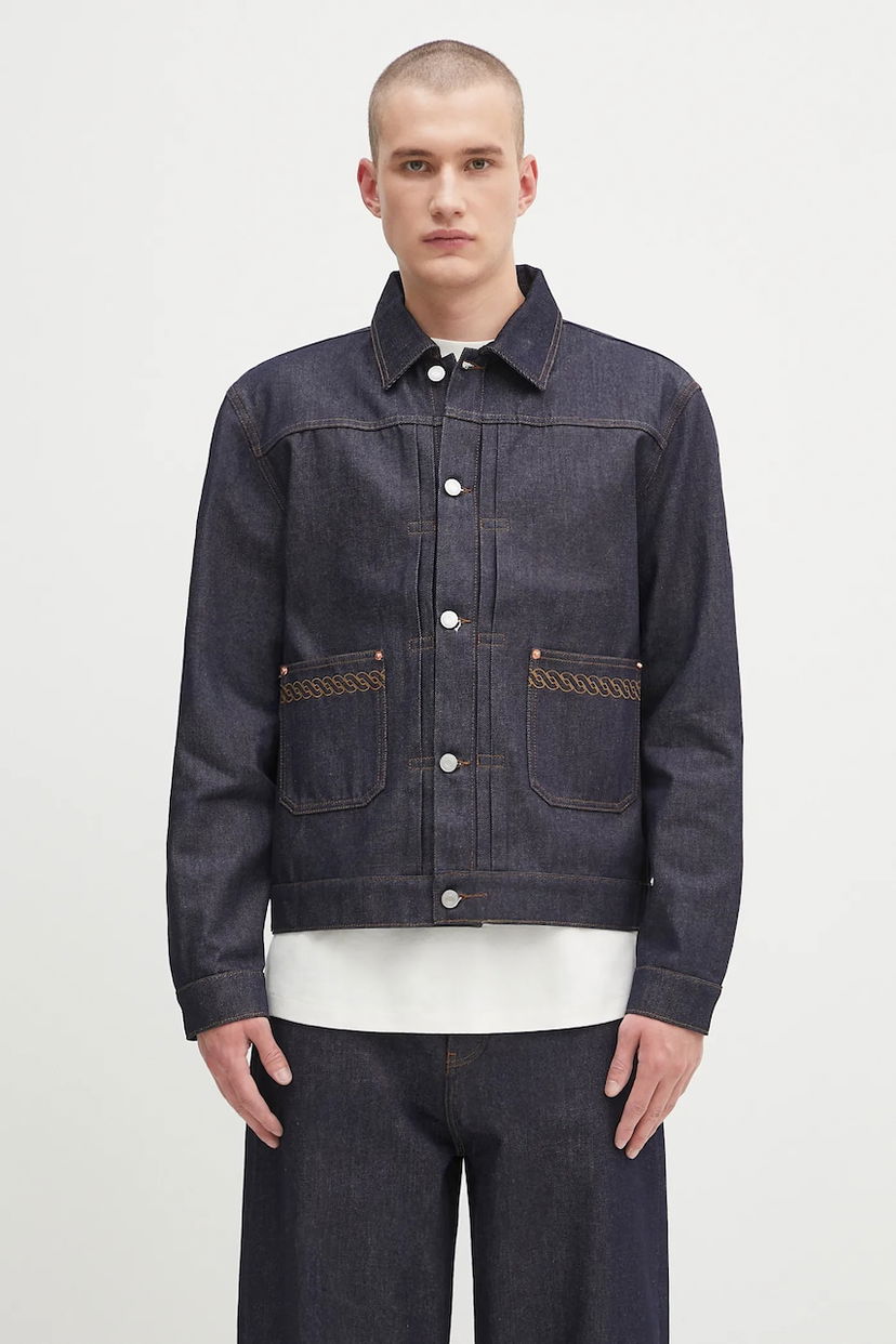 Jakna Drôle de Monsieur Drôle de Monsieur La Veste Denim Jacket Plava | H.JT172.CO211