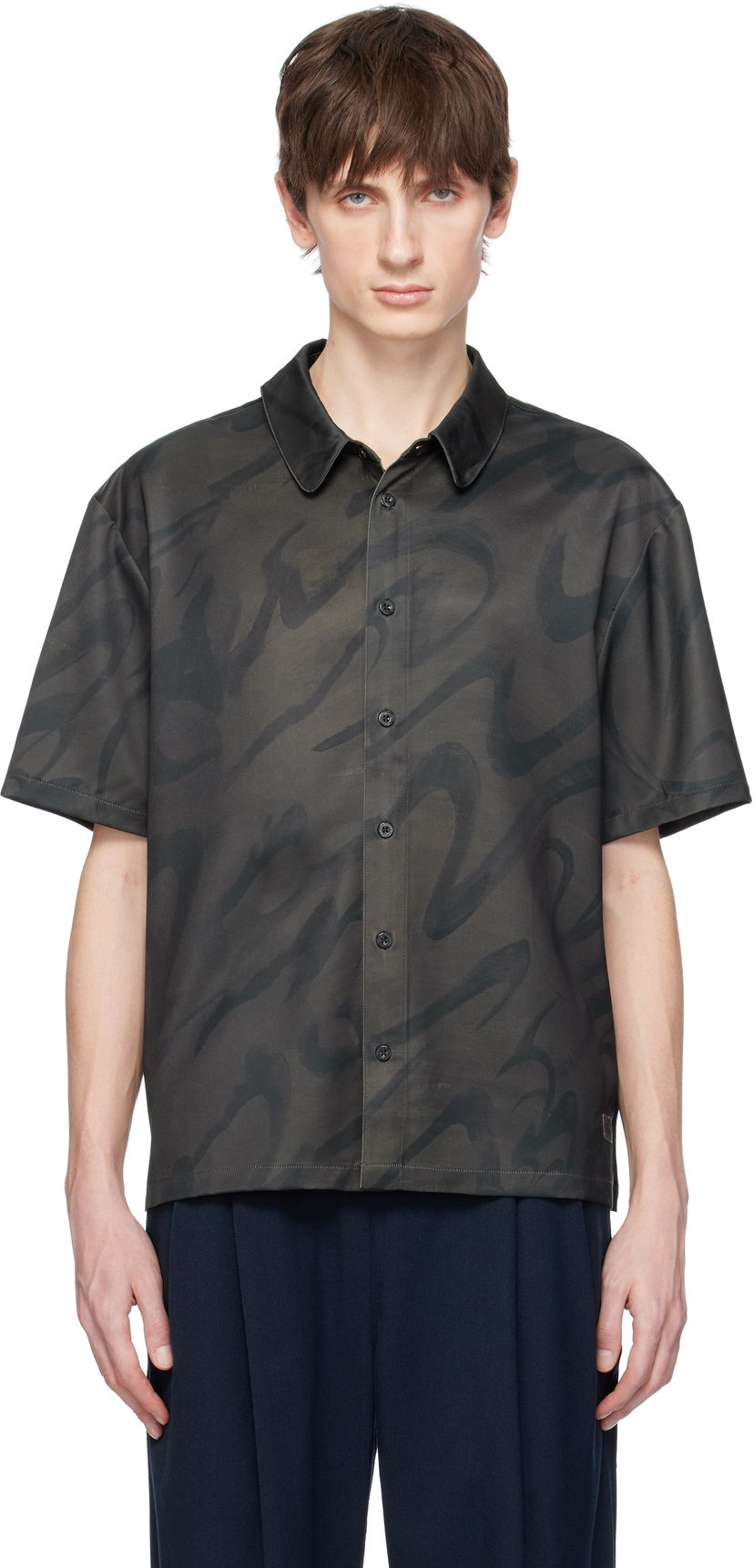 Košulja Dime Dime Chilling Satin Shirt Zelena | DIMESP259BLK
