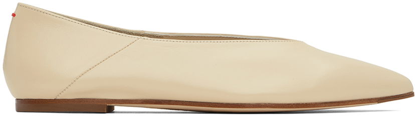Odjeća Aeyde Aeyde Moa Ballerina Flats Bež | A11-FL-VNCP08FL-0119-100-007