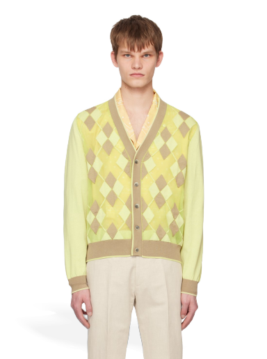 Džemper Jacquemus Le Raphia 'Le Cardigan Toledo' Cardigan Zelena | 23E235KN140-2298