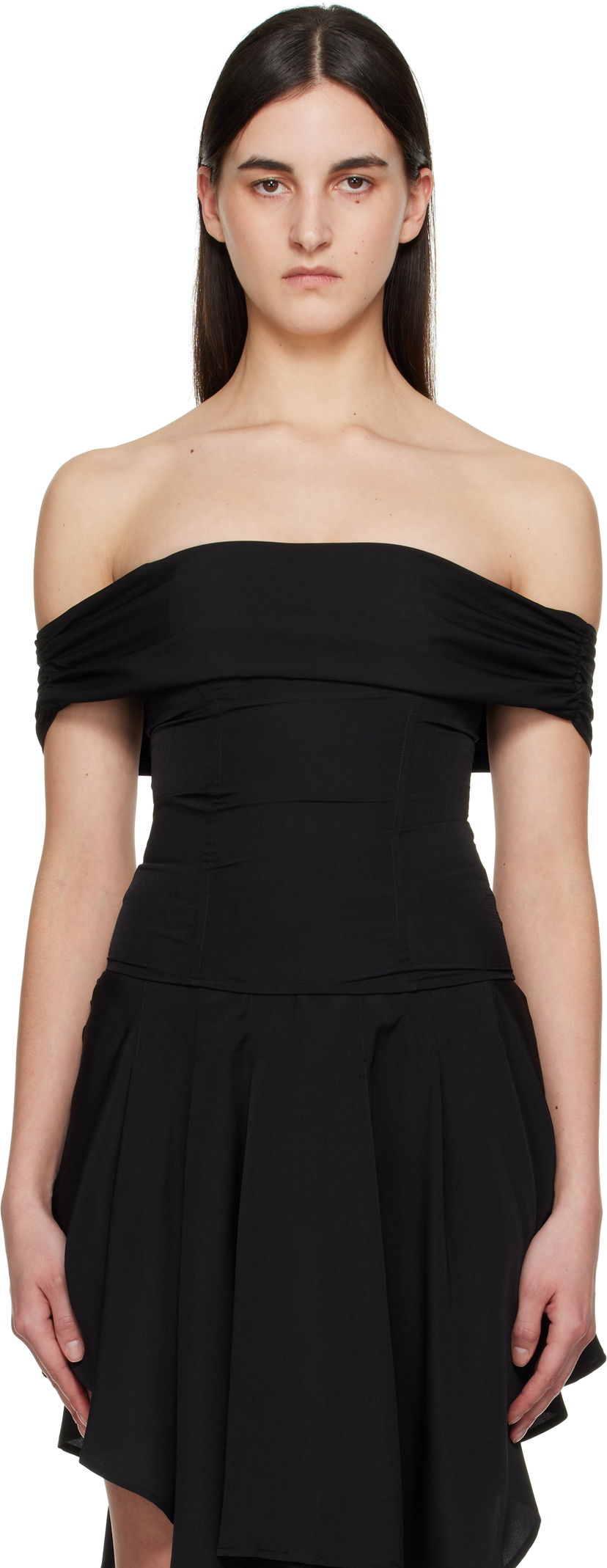 Haljina Miaou Miaou Magda Off-The-Shoulder Top Crna | 7090GGTBLK