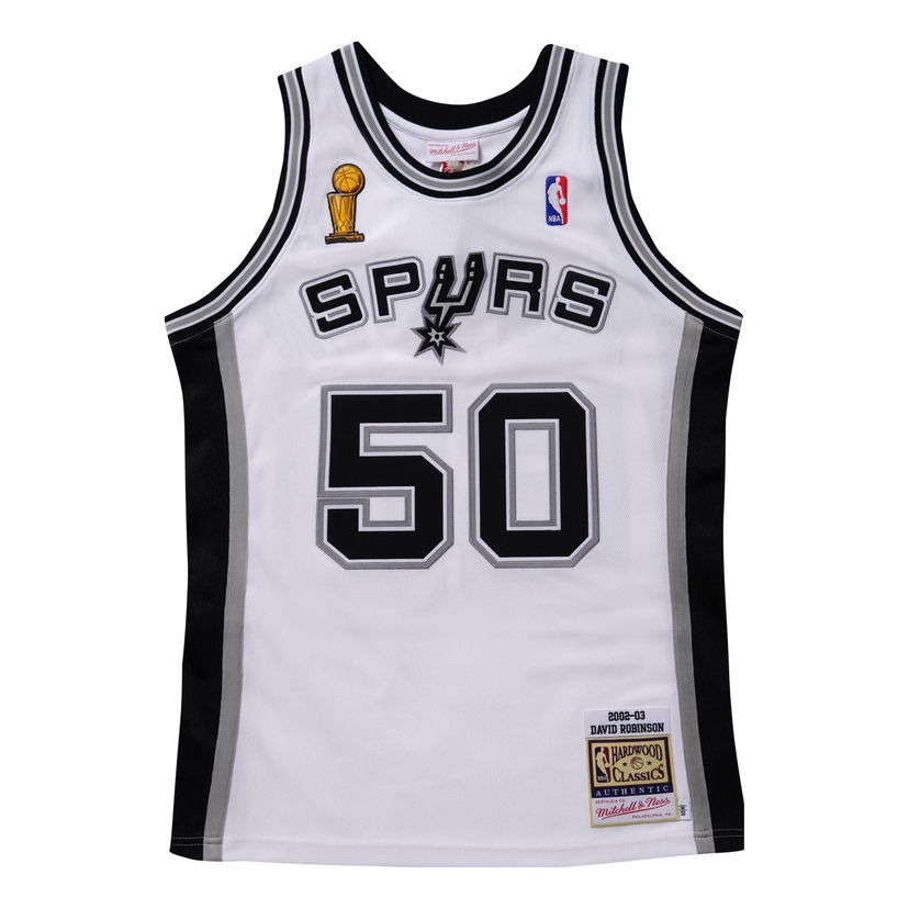 Dres Mitchell & Ness Mitchell & Ness NBA San Antonio Spurs Finals 2002-03 David Robinson 50 Jersey Bijela | AJY44948-SAS02DRBWHIT