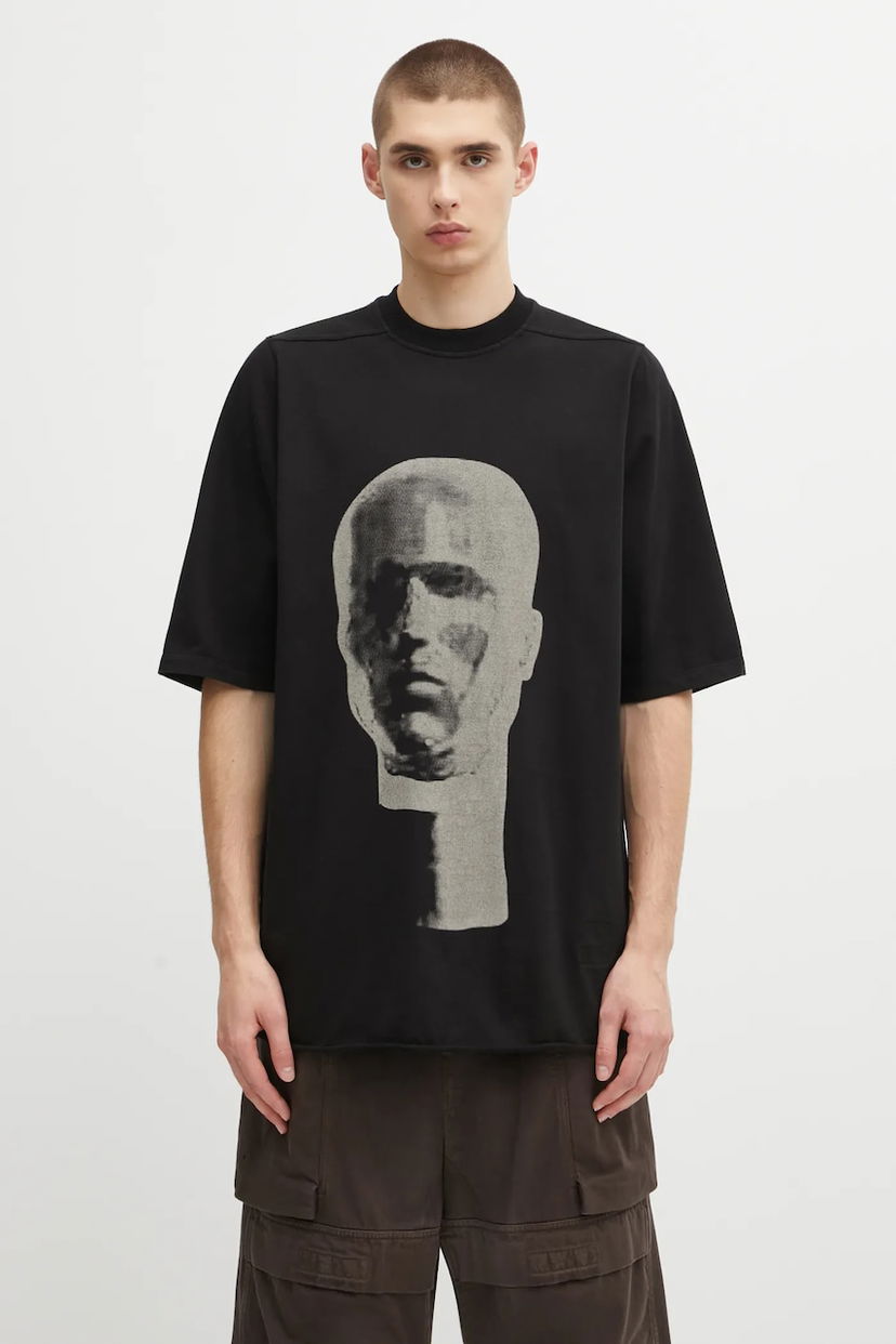 Majica kratkih rukava Rick Owens Rick Owens DRKSHDW Jumbo T-Shirt with Print Crna | DU02E7274.RIGEP1