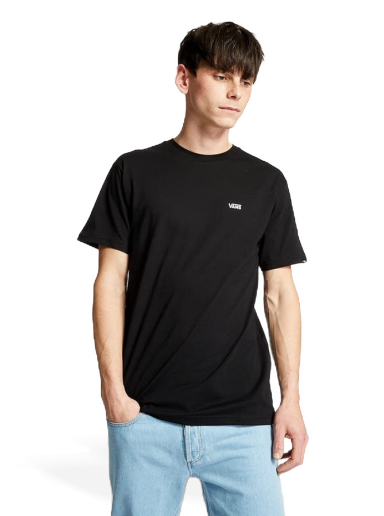 Majica kratkih rukava Vans Left Chest Logo Crna | vn0a3czey281