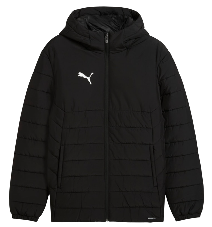 Pernata jakna Puma Puma teamAdditions Padded Hooded Jacket Crna | 659795-03