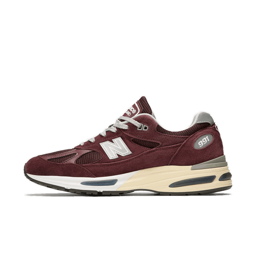Tenisice i cipele New Balance 991v2 Made in UK "Grape" Tamnocrvena | U991AU2