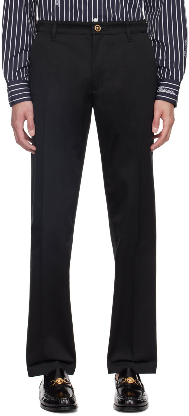 Hlače Versace Black Medusa Biggie Trousers Crna | 1010583_1A01718