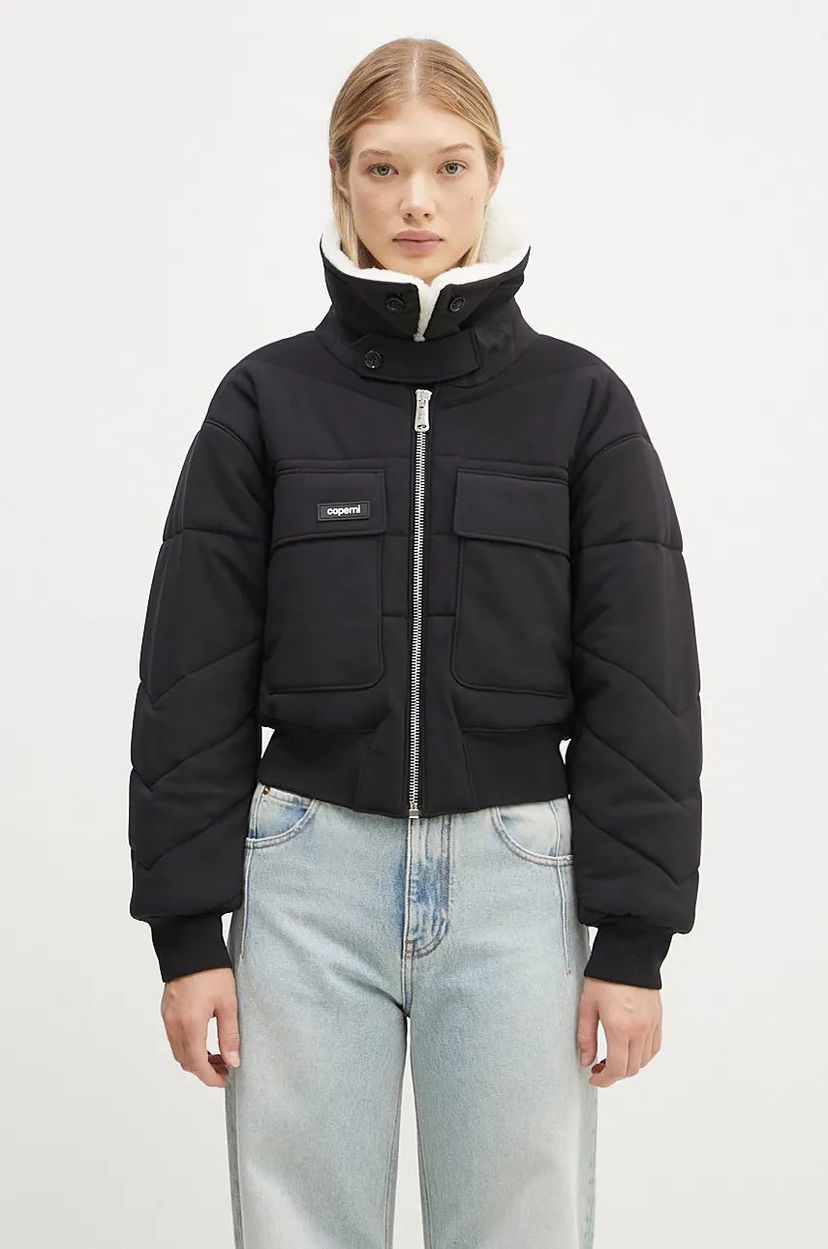 Pernata jakna Coperni C+ Winter Bomber Jacket Crna | COPV19BISF5004
