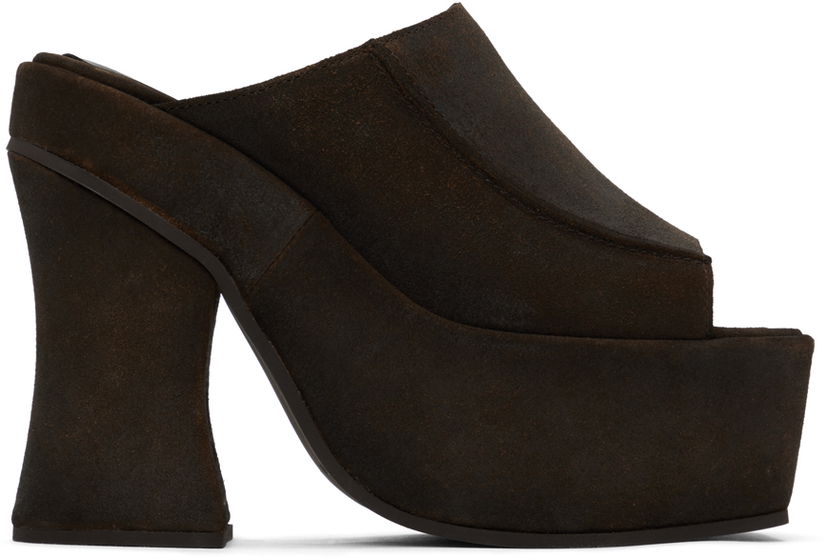 Dodaci Eckhaus Latta Eckhaus Latta Frame Platform Mules Smeđa | FEKLWOTPL05106