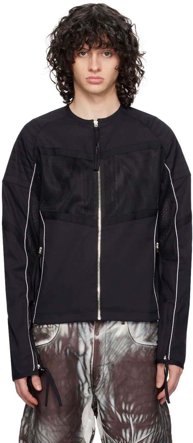 Jakna Kanghyuk Lock Stitch Jacket Crna | PE24SSJK03