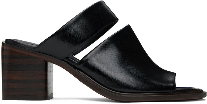 Tenisice i cipele LEMAIRE Double Strap Mules Crna | FO0106 LL0077