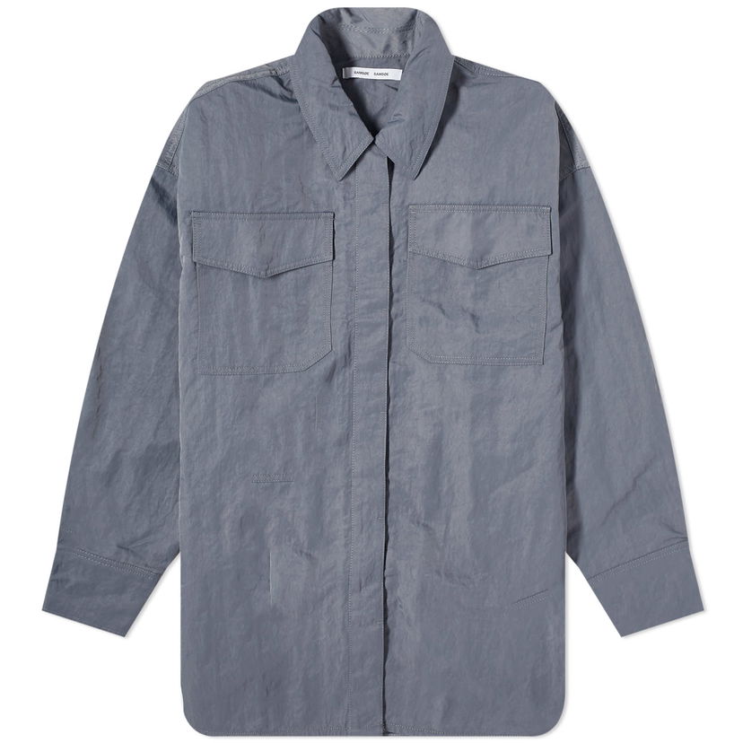 Košulja Samsoe Samsoe Samsøe Samsøe Gira Shirt Siva | F23400007-194215TCX