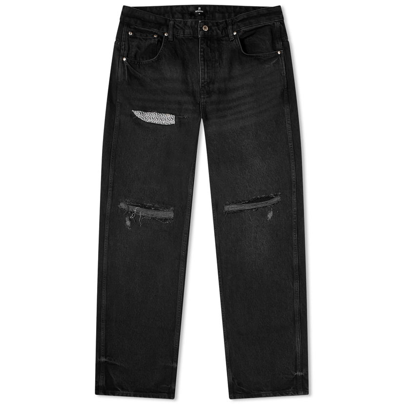 Hlače i traperice Represent Clo s R3D Destoryer Crna | MLM607-01
