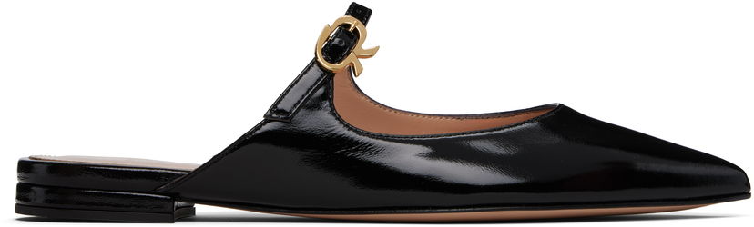 Tenisice i cipele Gianvito Rossi Jane Ribbon Slide Loafers Crna | G95582-05RIC-NUI