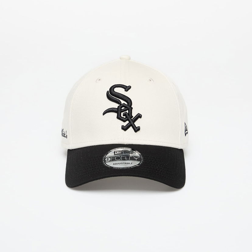 Kapa New Era Chicago White Sox 9FORTY Side Script Adjustable Cap Bijela | 60667551