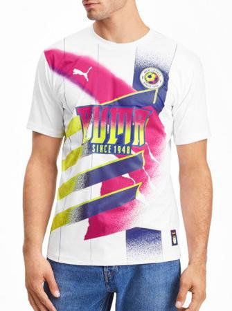 Majica kratkih rukava Puma Puma Retro Graphic Tee Bijela | 656504-01
