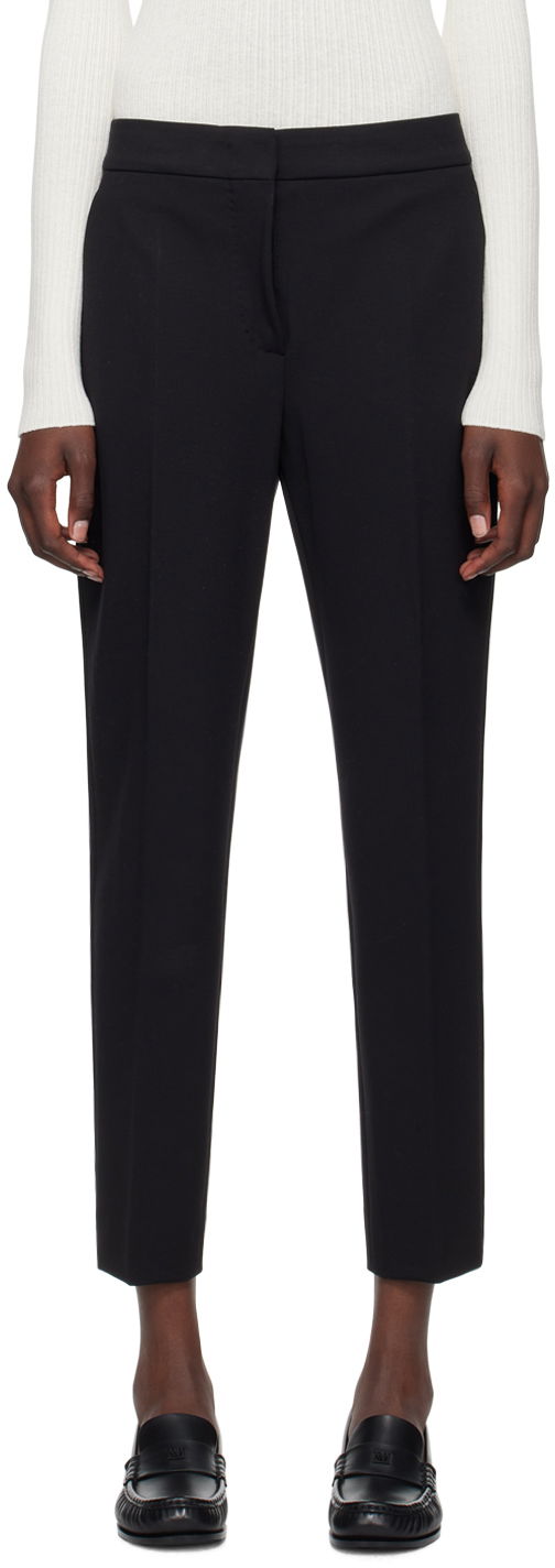 Hlače Max Mara Max Mara Women's Slim Fit Dress Trousers Crna | 2421786021