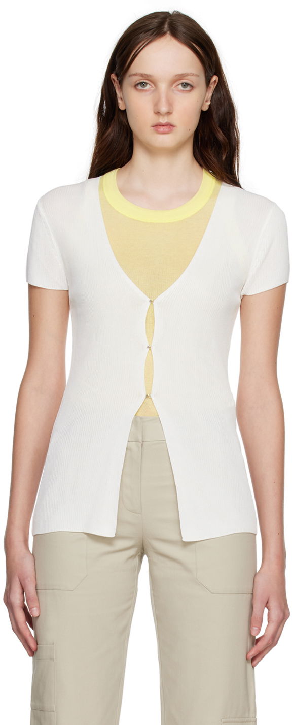 Majica kratkih rukava BEC + BRIDGE BEC + BRIDGE Tilda Knit Top Bijela | H22-20908