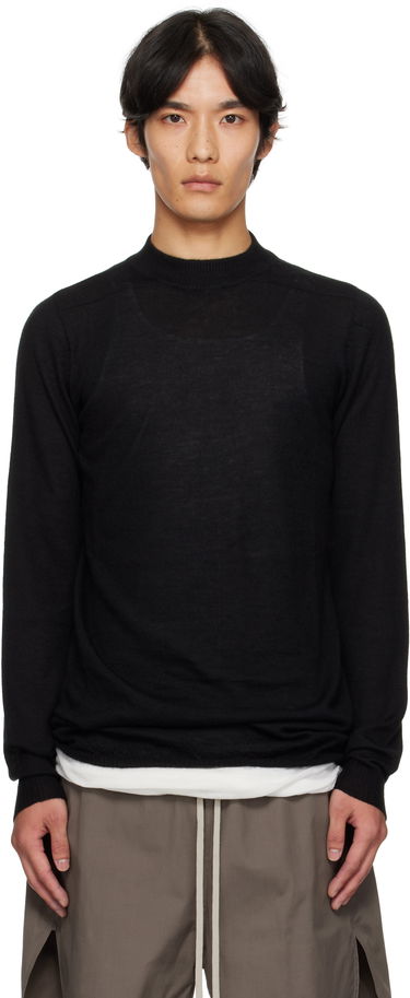 Džemper Rick Owens Rick Owens Concordians Level Lupetto Sweater Crna | RU02E1625 WS, 0