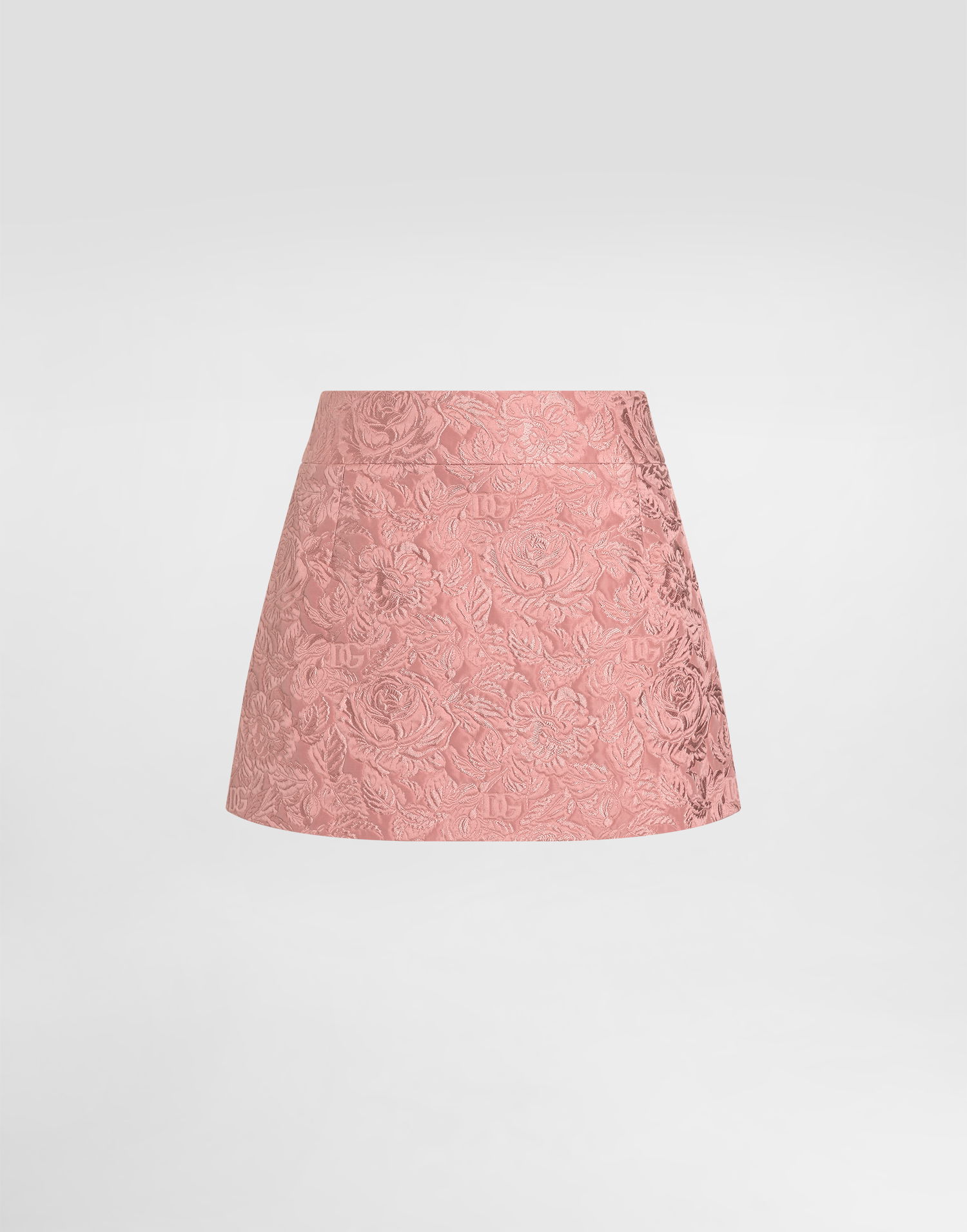 Suknja Dolce & Gabbana Dolce & Gabbana Floral Jacquard Miniskirt Ružičasta | F4A8CTHJMQKF0473, 0
