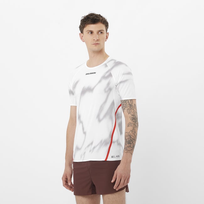 Majica kratkih rukava Salomon S/LAB Speed T-Shirt Bijela | LC2693400