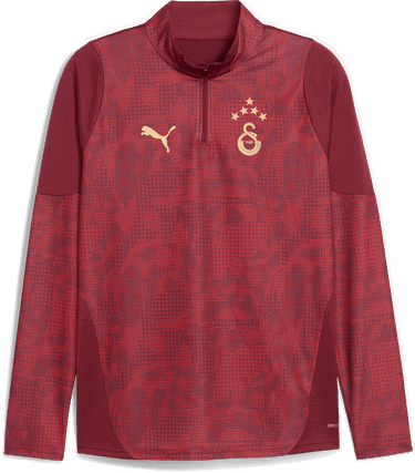 Dukserice Puma Galatasaray SK Training Long-Sleeve 1/4 Zip Top with Star Logo Tamnocrvena | 949103-003, 0