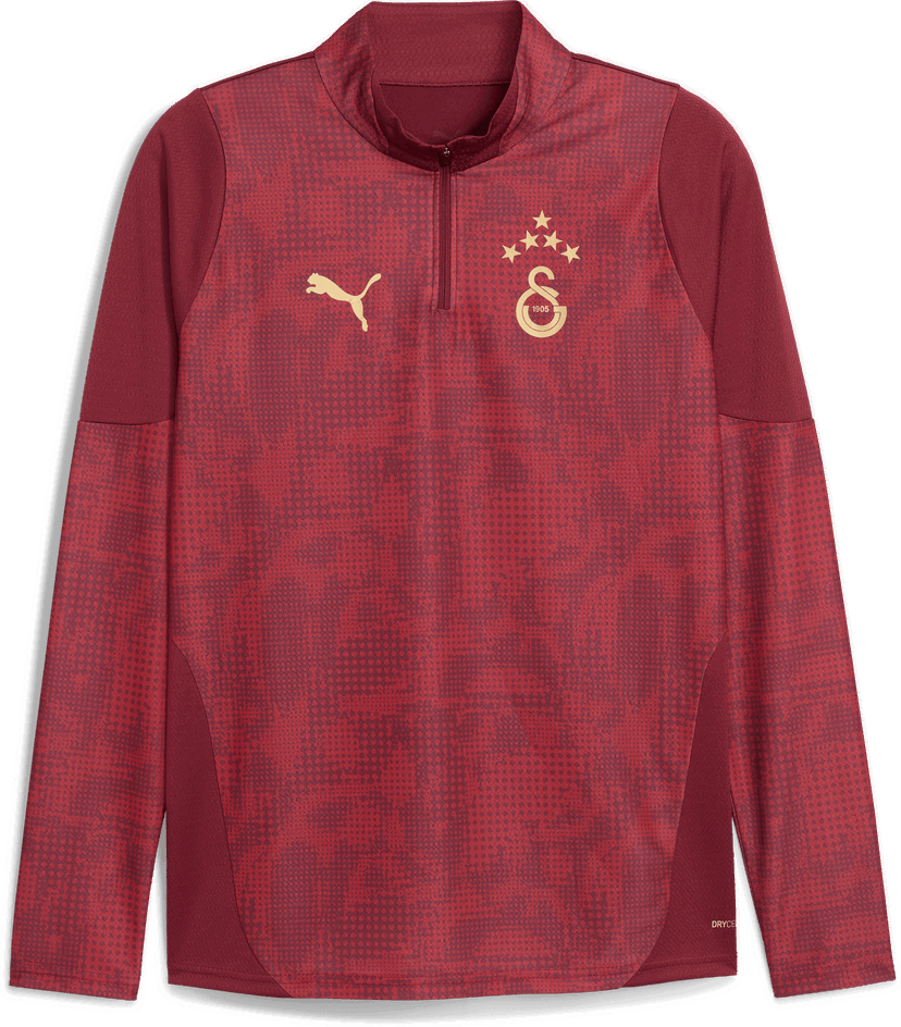 Dukserice Puma Galatasaray SK Training Long-Sleeve 1/4 Zip Top with Star Logo Tamnocrvena | 949103-003