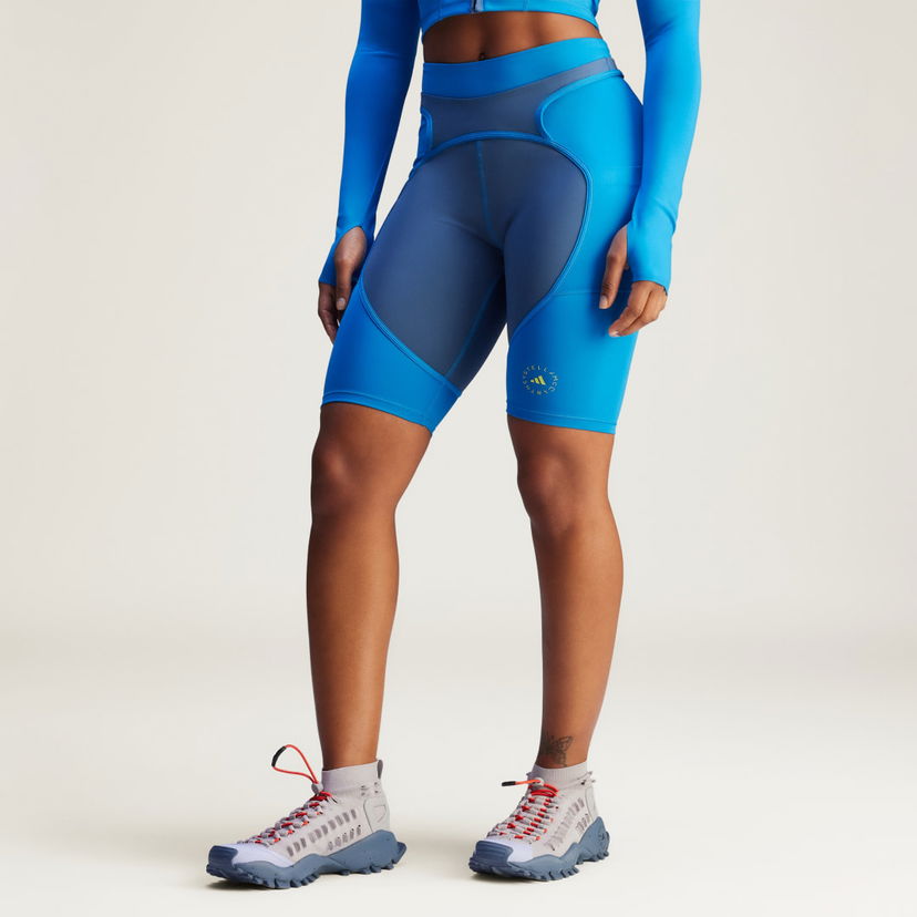 Kratke hlače adidas Performance Stella McCartney Two-Tone Bike Shorts Plava | JH3337