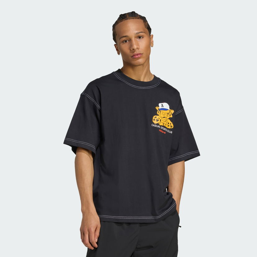 Majica kratkih rukava adidas Performance Oversized T-Shirt Crna | JW0159