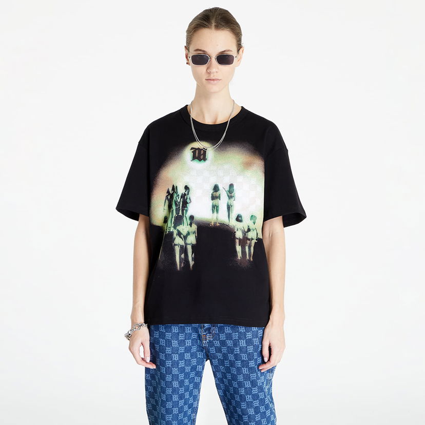 Majica kratkih rukava MISBHV Sunrise T-Shirt Vintage Crna | 240M111