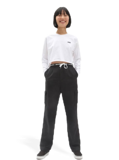 Crop top Vans Cropped T-Shirt Bijela | VN0A4OUQWHT