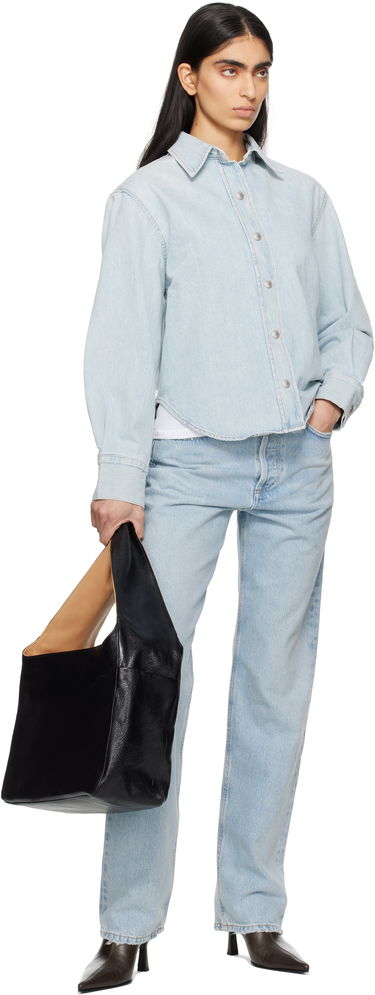 Košulja AGOLDE AGOLDE Laurel Denim Button-Up Shirt Plava | A7358-3018, 3
