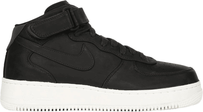 Tenisice i cipele Nike Air Force 1 Mid Black Sail (Lab) Crna | 905619-001, 0