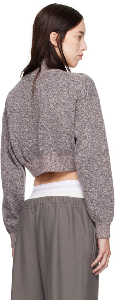 Džemper Alexander Wang Alexander Wang.t Cropped Turtleneck Sweater Ružičasta | 4KC4241008, 2