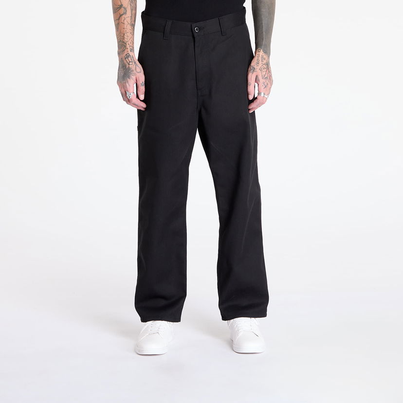 Hlače Carhartt WIP Pants Midland Single Knee Pant Black Rigid XL Crna | I033753.8901