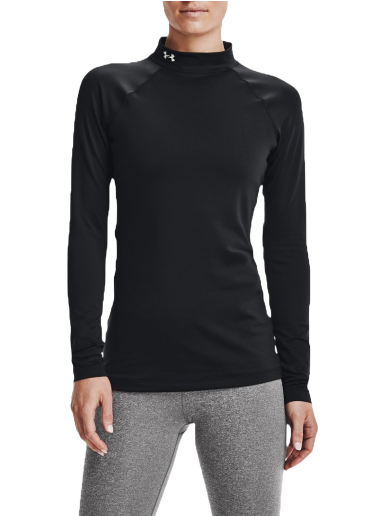 Majica kratkih rukava Under Armour ColdGear® Authentics Mock Neck Tee Crna | 1368702-001