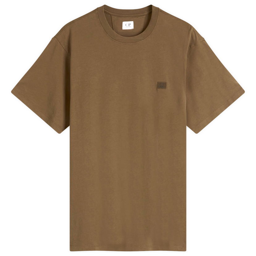 Majica kratkih rukava C.P. Company C.P. Company 30/1 Logo Patch T-Shirt Smeđa | 18CMTS031A-005100W-683