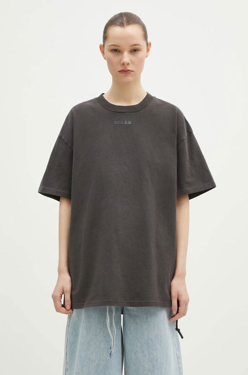 Majica kratkih rukava Ksubi KSUBI Sott Boyfriend T-Shirt Siva | WPS25TE010