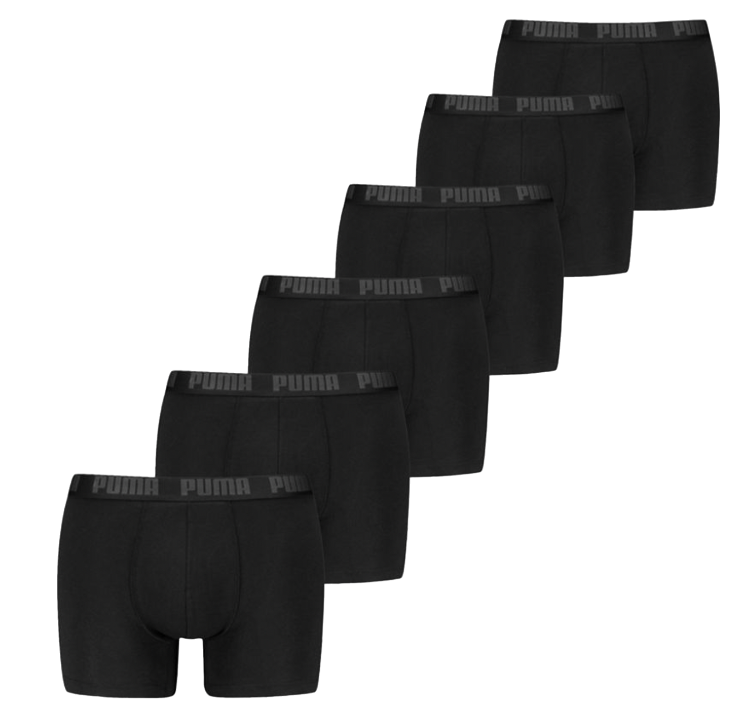 Bokserice Puma Everyday Boxer 6 Pack Crna | 701227792-001, 0