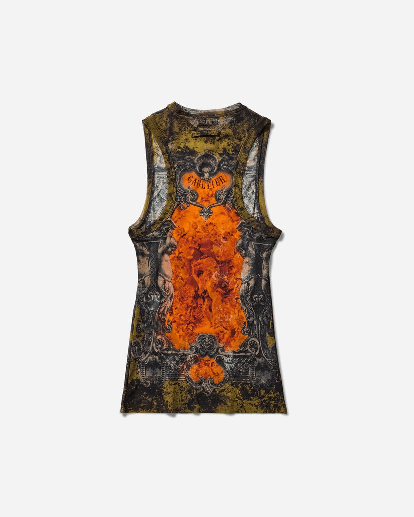 Majica bez rukava Jean Paul Gaultier Medaillon Tank Top Višebojno | 2503WTO304M006 P004115